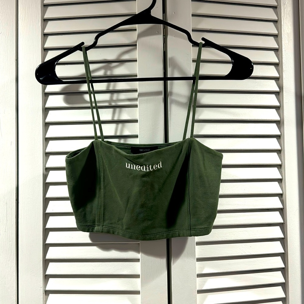 “Unedited” Crop Top